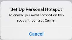 Restrictions by Carrier in Your Home Country
